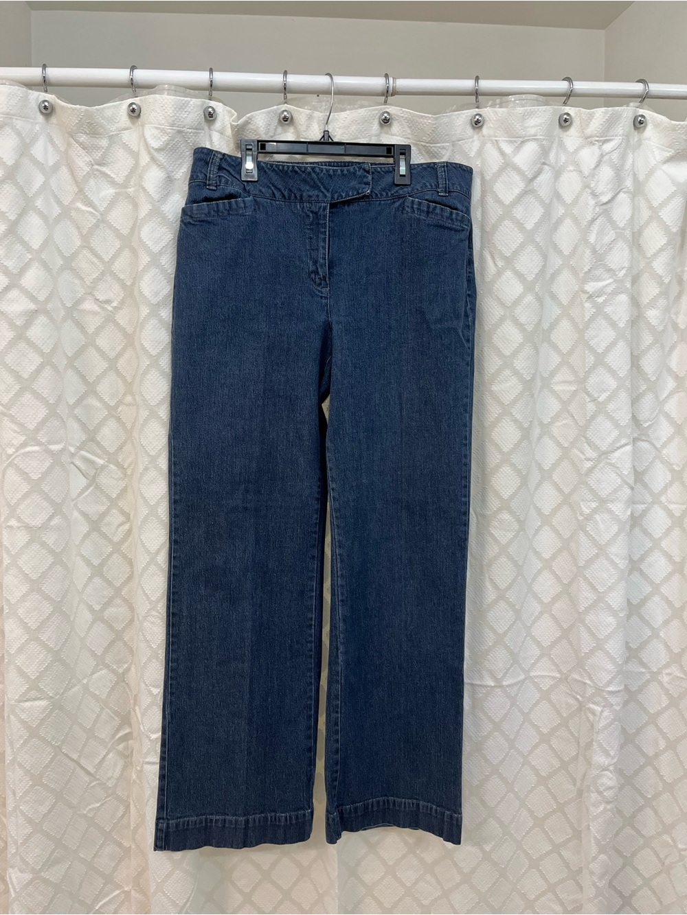 Classic Straight-Leg Women’s Jeans — Dark Blue